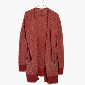 Madewell Summer Ryder Stripe Cardigan Sweater